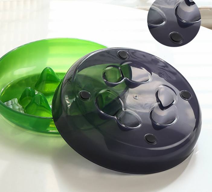 Slow Down the Rush: The Dusk Mountain Premium Silicone-Ribbed Slow Feed Bowl
