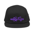 The Sentinel Five-Panel Camper Cap | Minimalist Gothic Streetwear Headwear