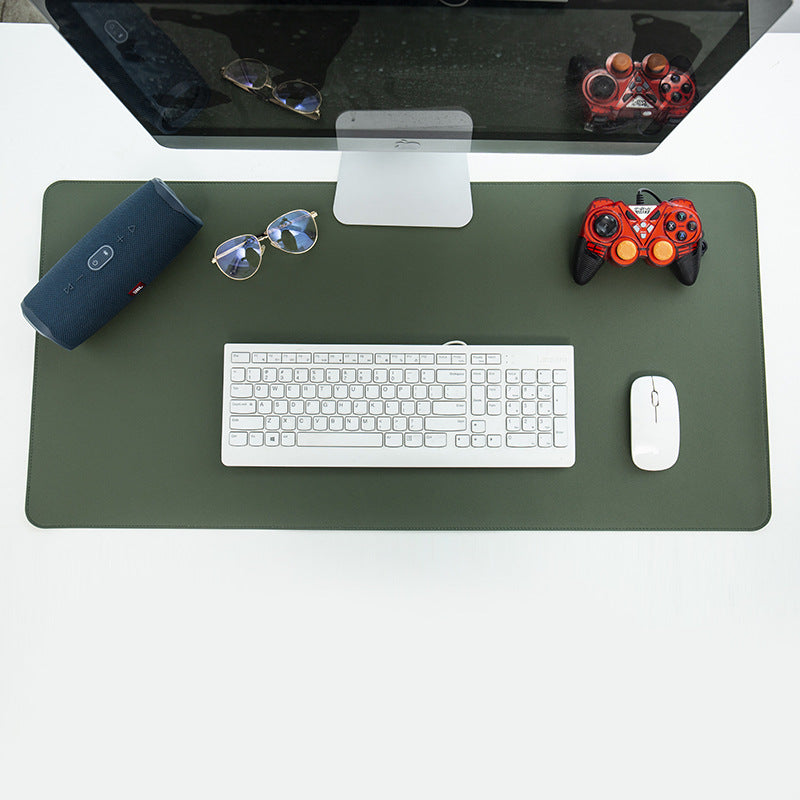Premium Leather Desk Mat & Blotter | Non-Slip Waterproof Office Desk Pad