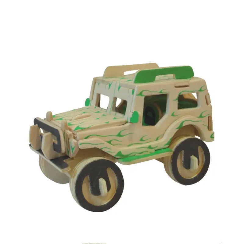 Young Builders Love Our 3D Wooden Car Puzzles Anakha H. Nyx