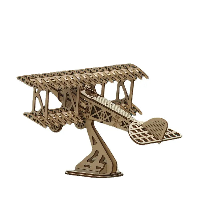 Handmade Wooden Aircraft Puzzle Anakha H. Nyx