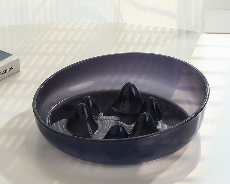 Slow Down the Rush: The Dusk Mountain Premium Silicone-Ribbed Slow Feed Bowl