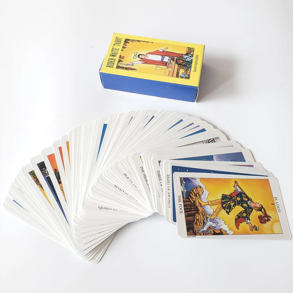 Bilingual English / Spanish Tarot Deck - Master Divination in Two Languages Anakha H. Nyx