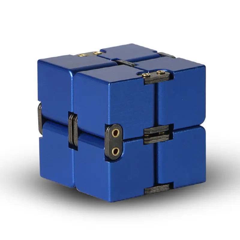 Aluminum Alloy Executive Kinetic Cube: Ergonomic Tactile Focus Tool Anakha H. Nyx