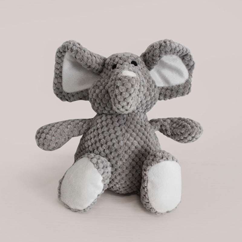 Comfort Meets Play: The Jumbo Corduroy Companion Plush Dog Toy
