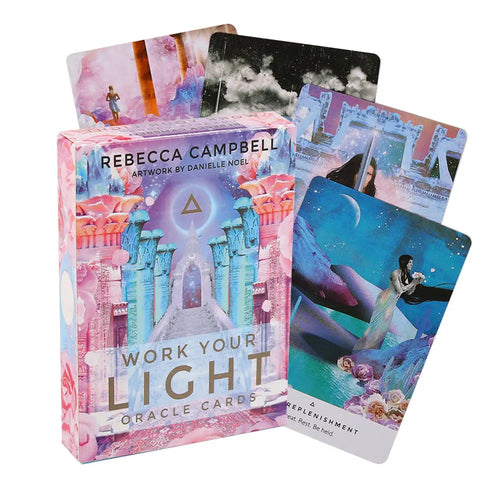 Activate Your Cosmic Purpose: Work Your Light Oracle Cards by Rebecca Campbell Anakha H. Nyx