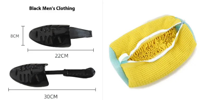 Premium Chenille Microfiber Shoe Wash Bag | Deep-Clean Machine Laundry Sneaker Protector Anakha H. Nyx