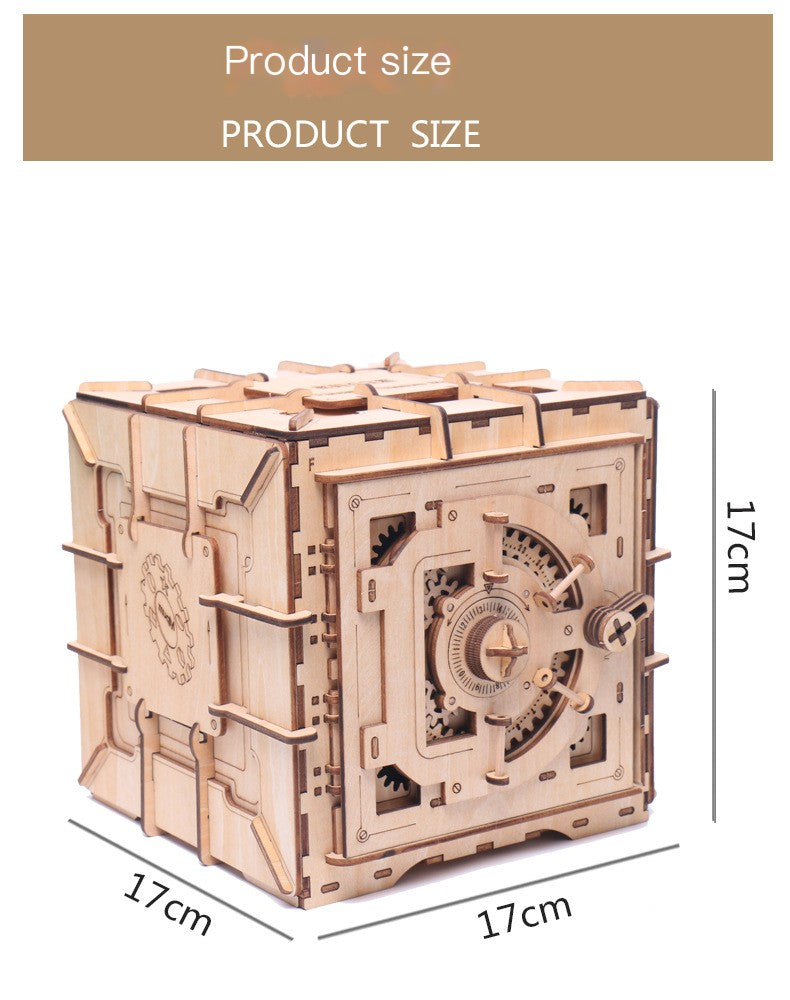 Horizon Mechanical: The 3D Cipher Hundred Treasure Box Wooden Password Puzzle