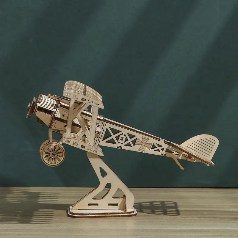 Handmade Wooden Aircraft Puzzle Anakha H. Nyx