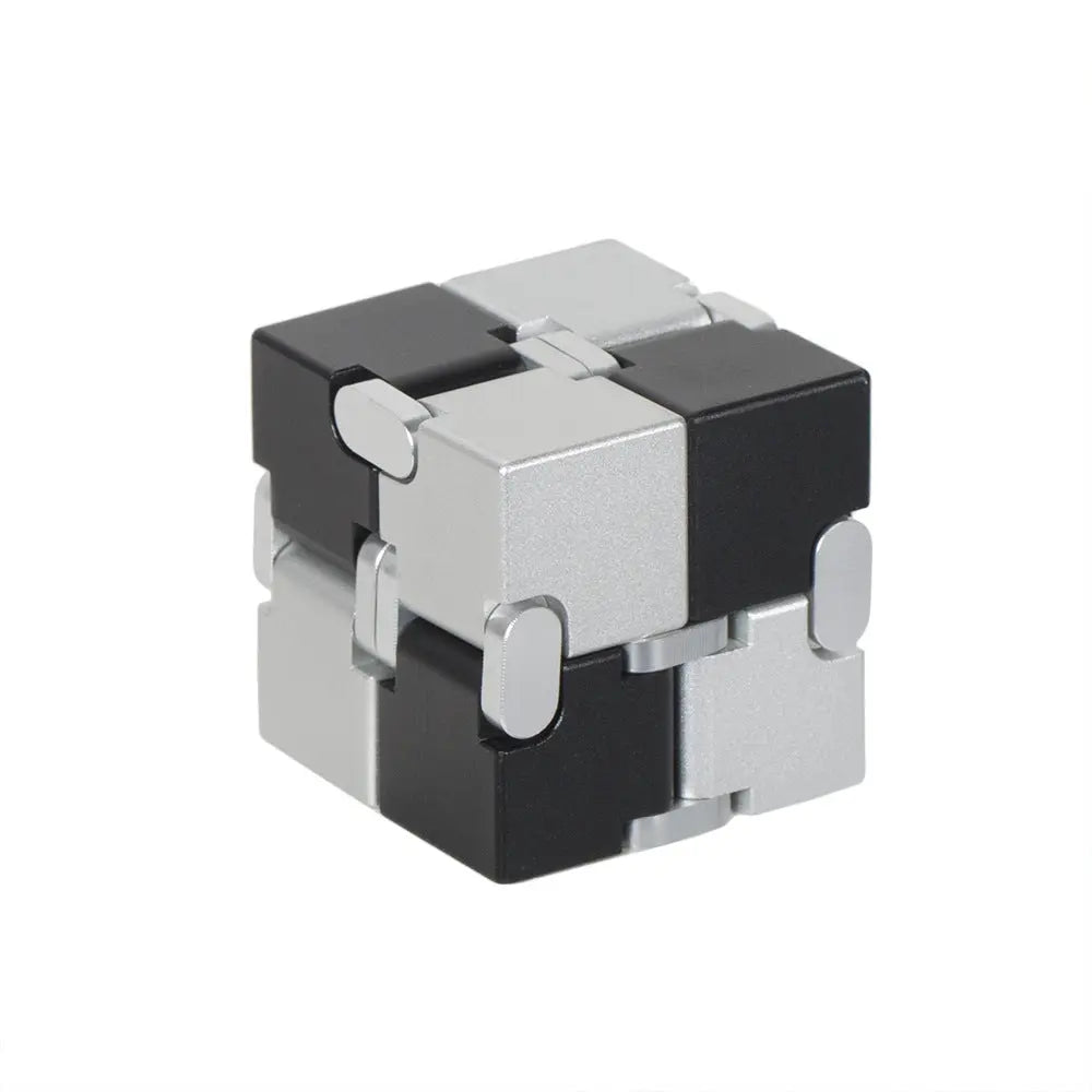 Aluminum Alloy Executive Kinetic Cube: Ergonomic Tactile Focus Tool Anakha H. Nyx