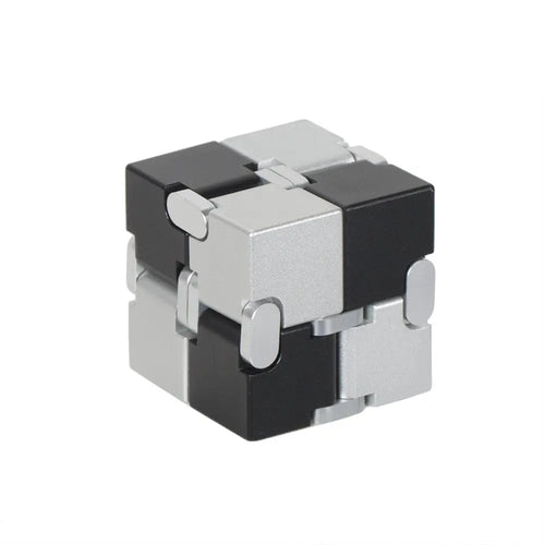 Aluminum Alloy Executive Kinetic Cube: Ergonomic Tactile Focus Tool Anakha H. Nyx