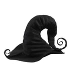 Black Magic Spell Witch Hat | Premium Unisex Gothic Sorcerer Costume Cap 