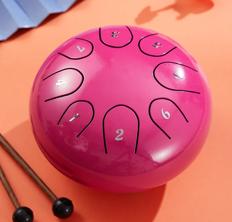 D-Class Ethereal Steel Tongue Drum Pink