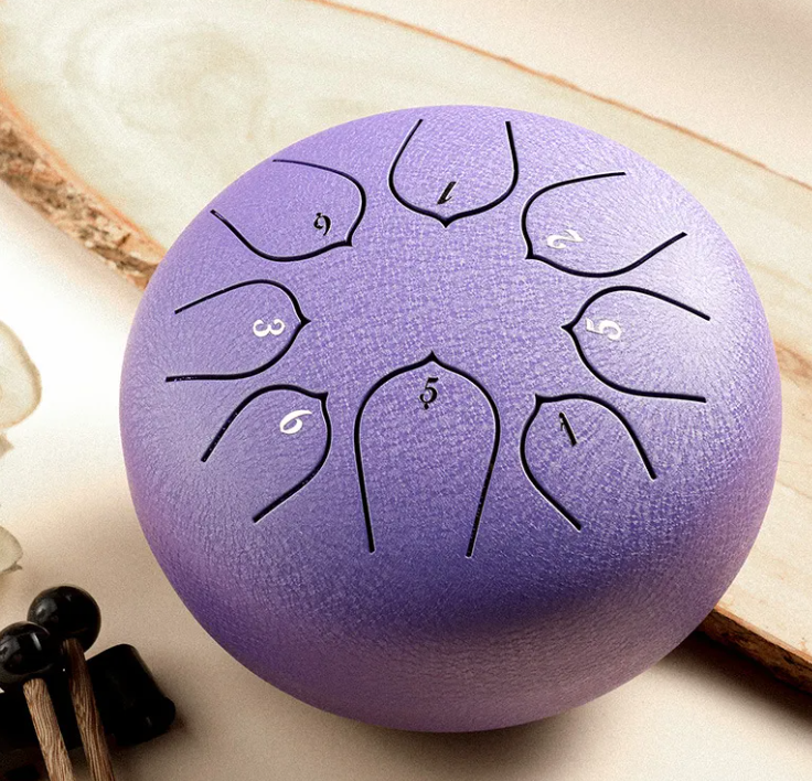 D-Class Ethereal Steel Tongue Drum purple