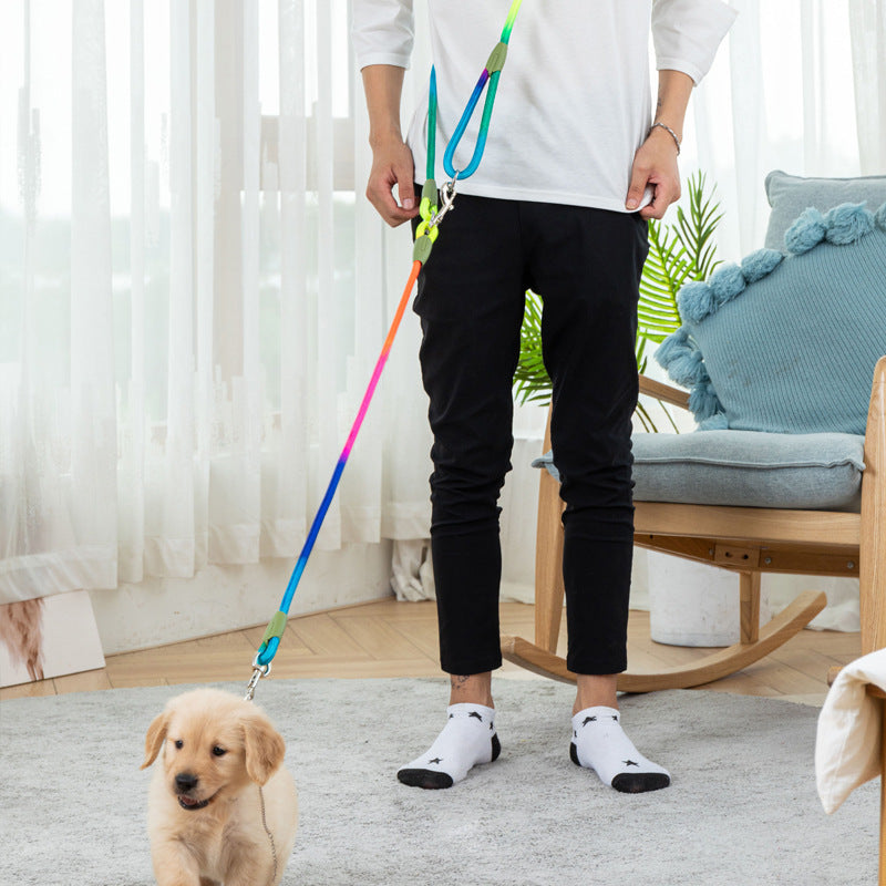 Hands-Free Adventure: The Premium Reflective Hands-Free Crossbody Dual Dog Leash