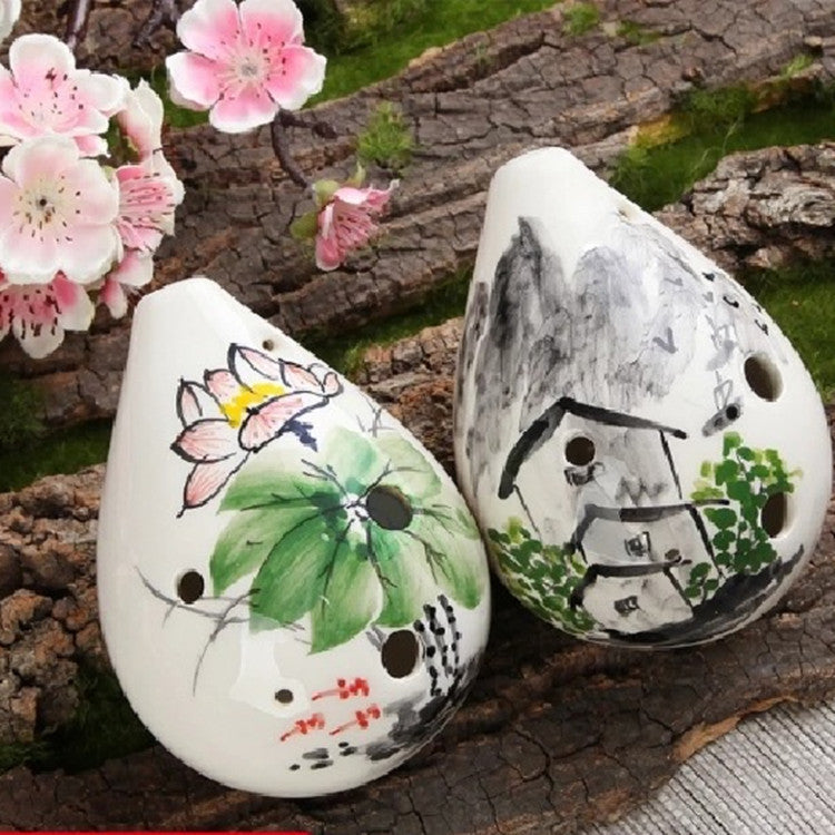 Harmonic Echoes: The Alto F-Tone 6-Hole Ceramic Ocarina