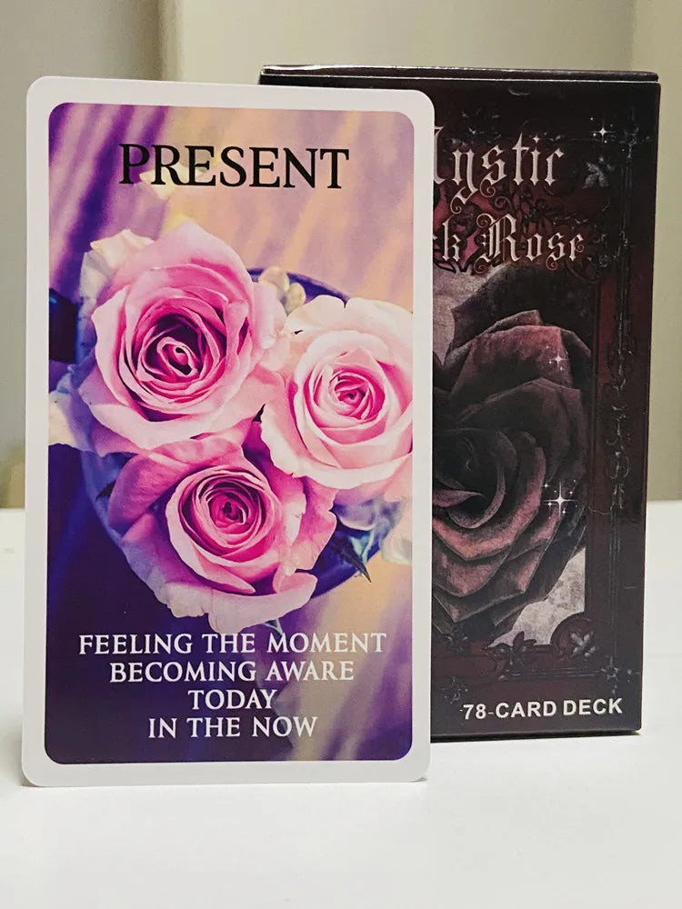 Decode Modern Realities: Mystic Black Rose Oracle Deck