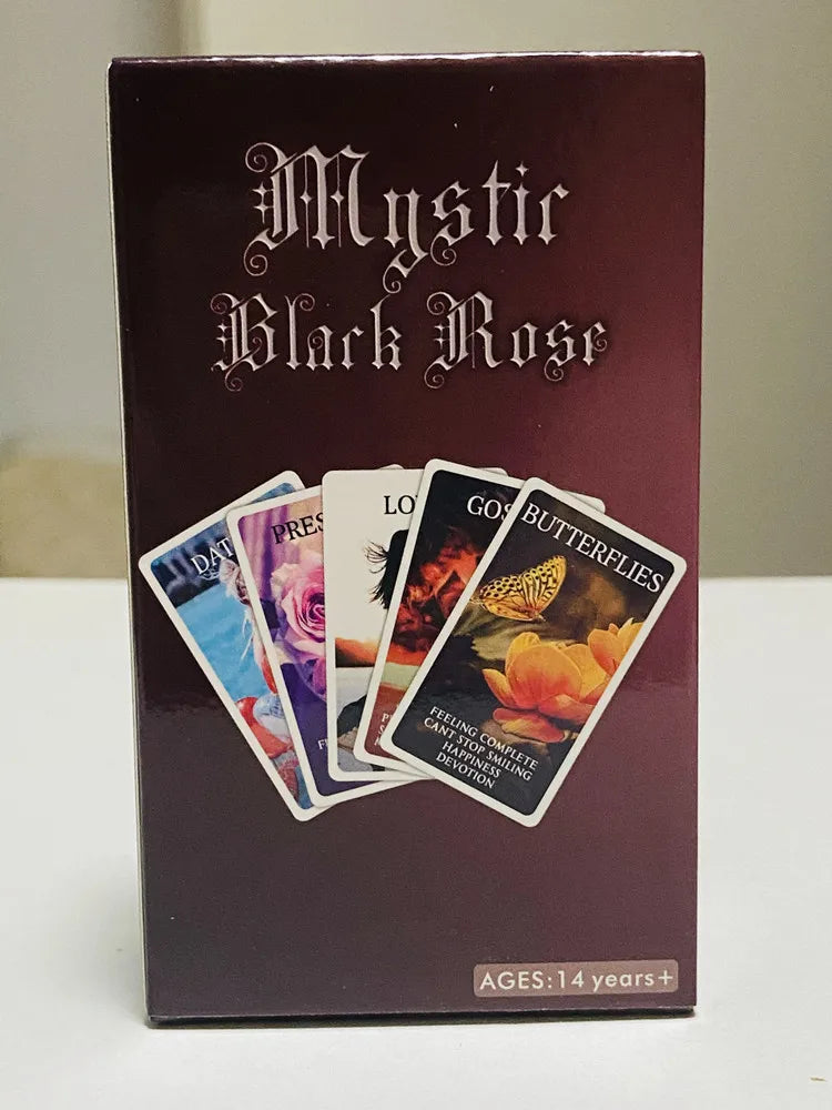 Decode Modern Realities: Mystic Black Rose Oracle Deck