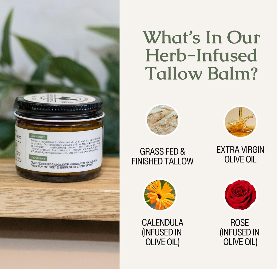 Hearth & Homestead Whipped Beef Tallow for Skin & Face