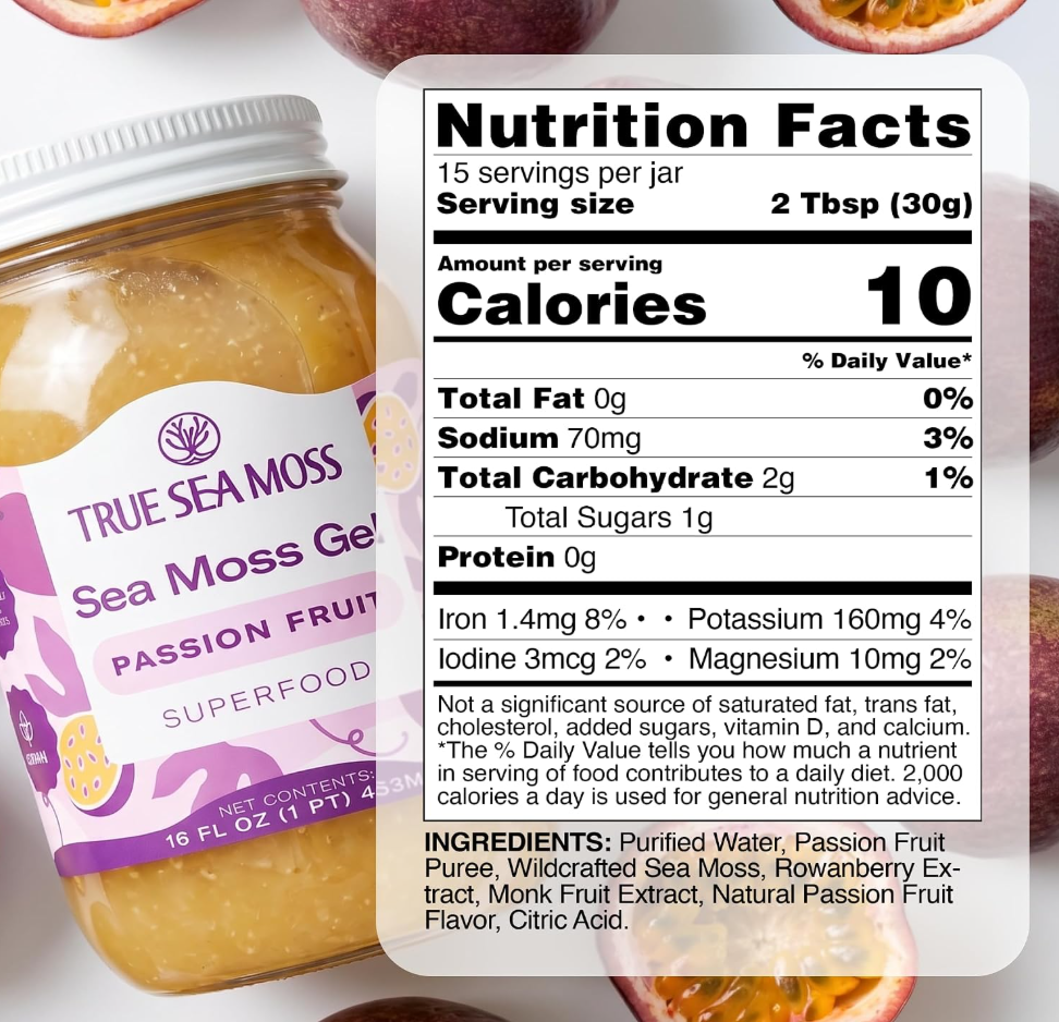 TrueSeaMoss Sea Moss Gel