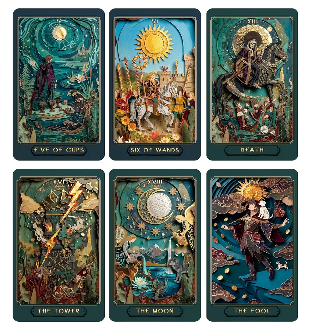 sishui Gilded Age Tarot Deck with Guidebook