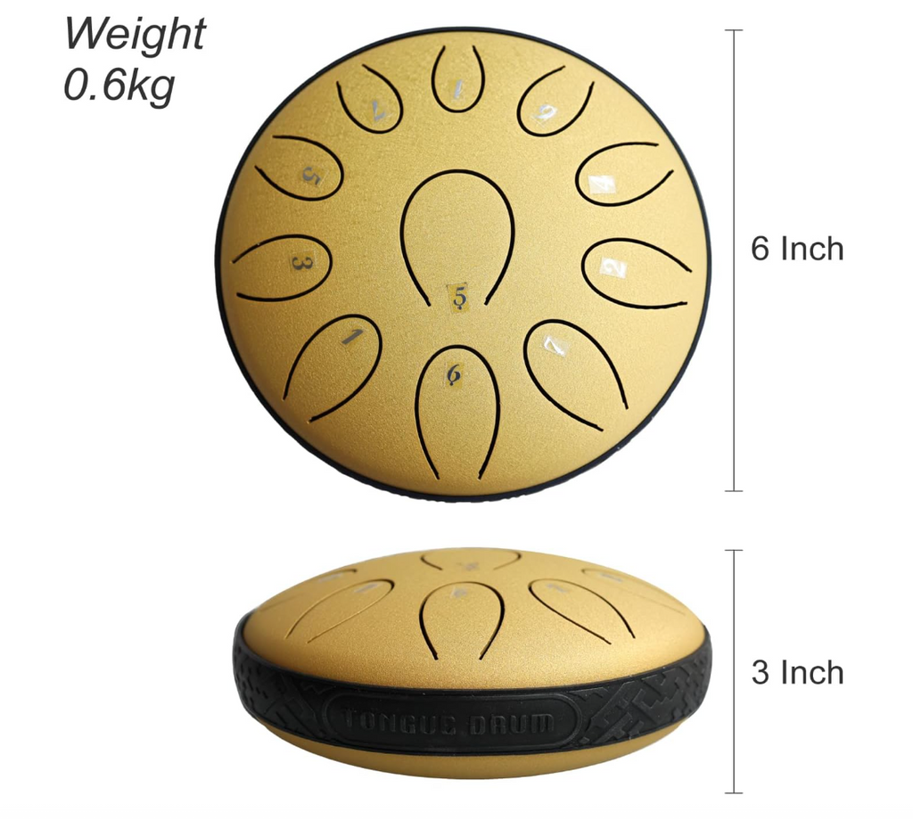 RISEN LIFE 6 Inch 11 Notes Steel Tongue Drum