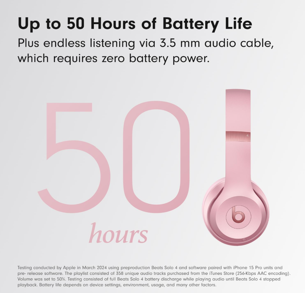 Beats Solo 4 Wireless On-Ear Headphones