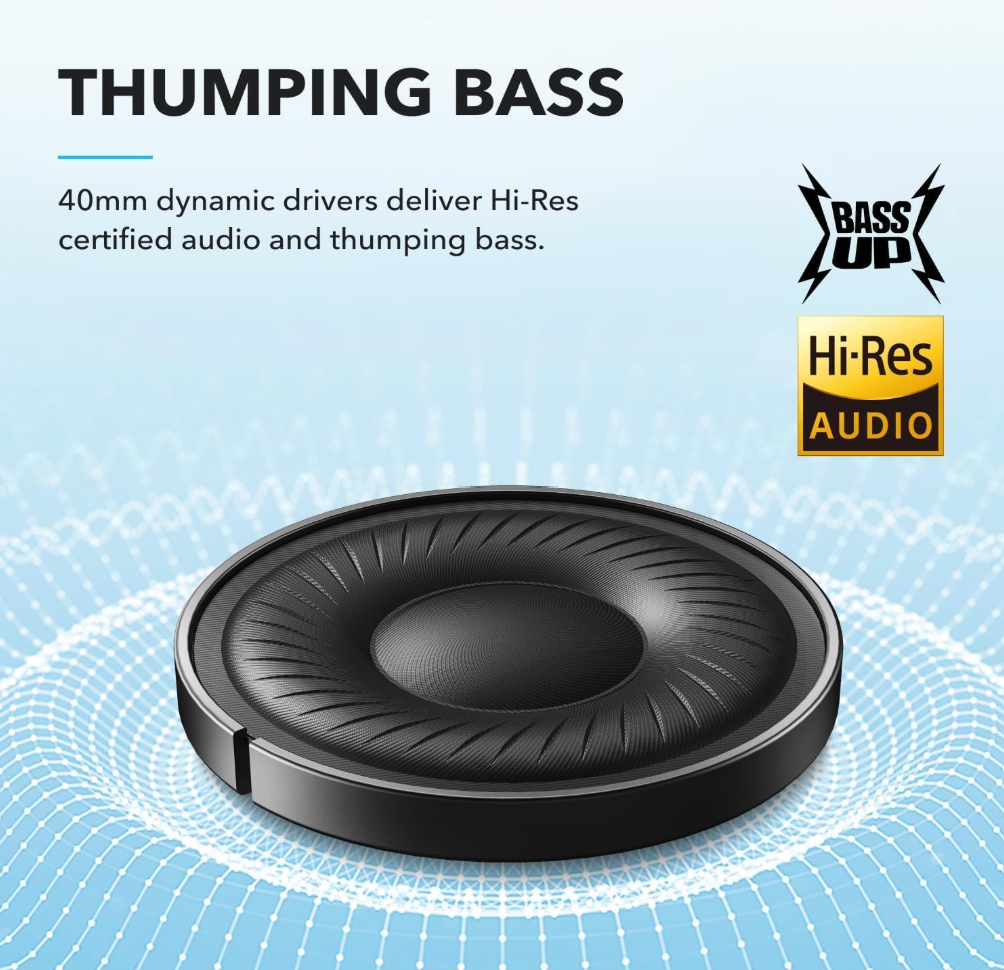 Soundcore by Anker Q20i Hybrid Active Noise Cancelling Headphones