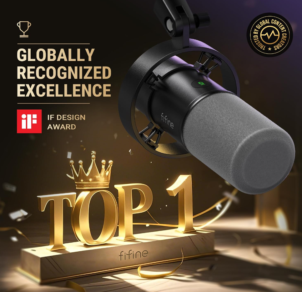 FIFINE AmpliTank Podcast Microphone