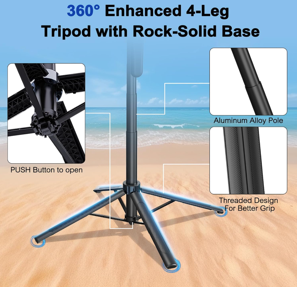 DMYWB Auto Face Tracking Selfie Stick Tripod (Model P01 Pro+H29)