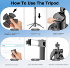 DMYWB Auto Face Tracking Selfie Stick Tripod (Model P01 Pro+H29)