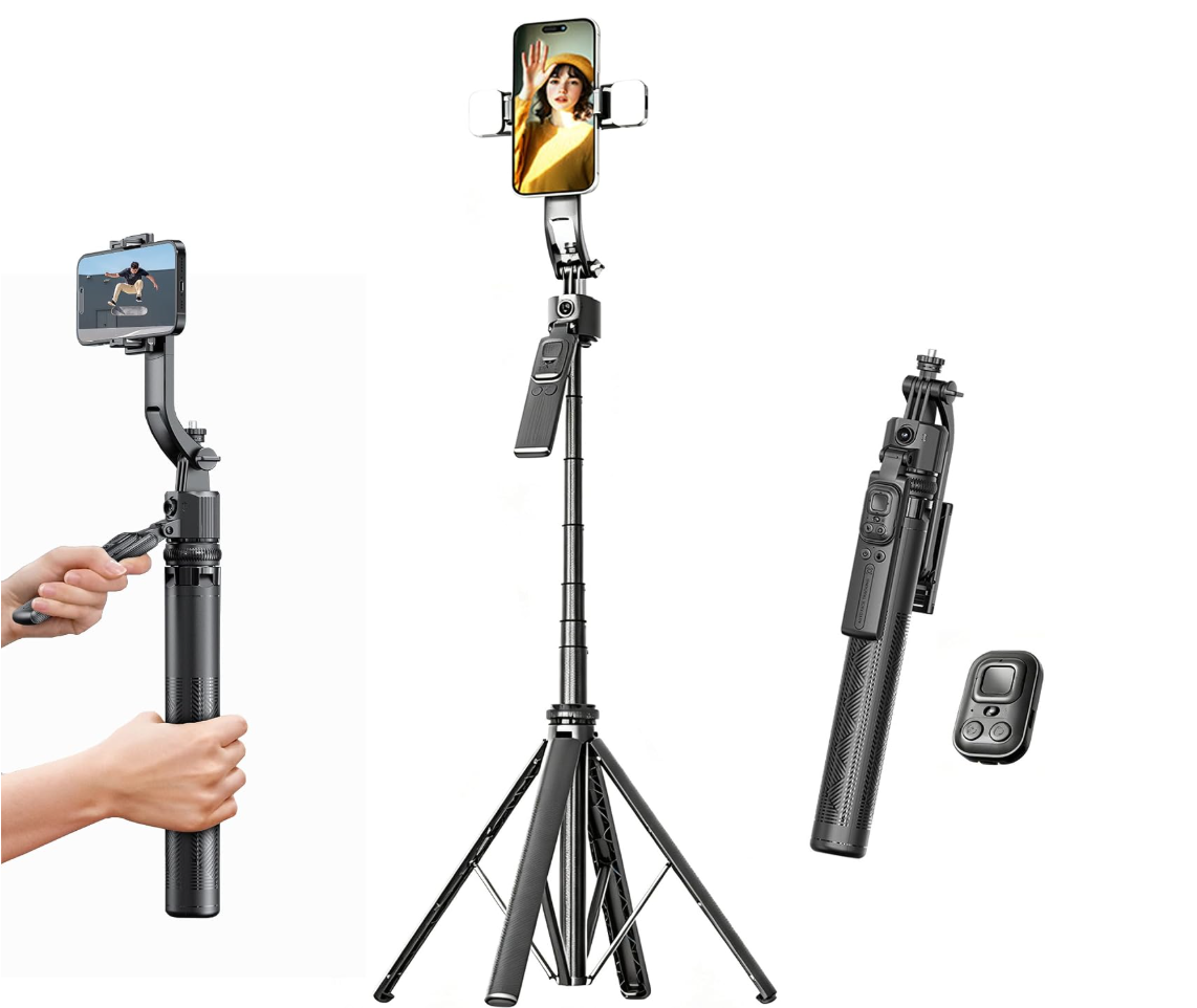Sallnoy AI Intelligent Tracking Gimbal Quadpod