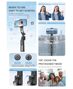 Sallnoy AI Intelligent Tracking Gimbal Quadpod