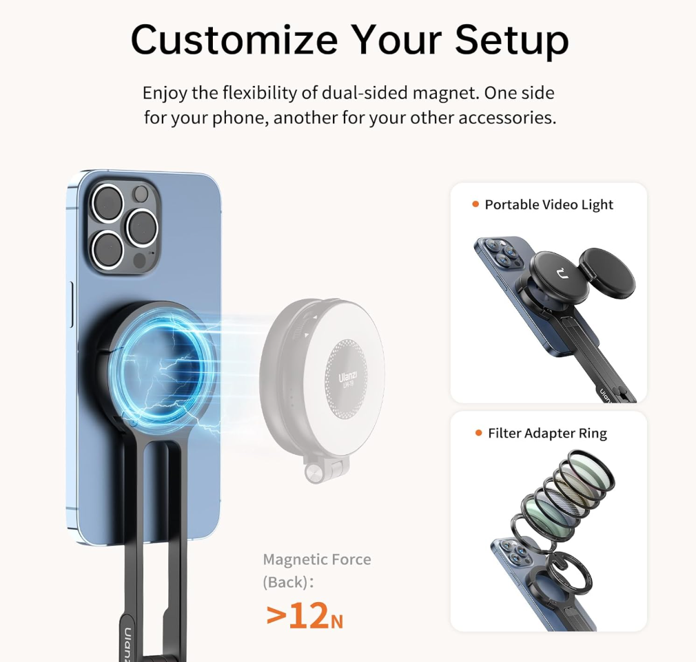 ULANZI MA30 Magnetic Phone Tripod Stand