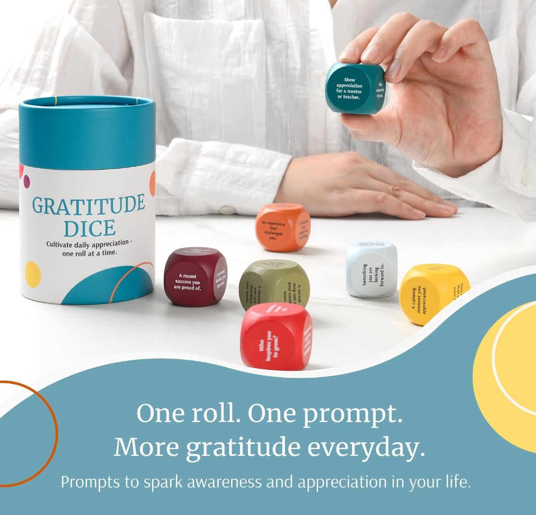 Gratitude Dice Set by Curiosity Driven