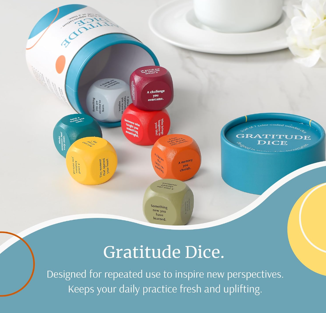 Gratitude Dice Set by Curiosity Driven
