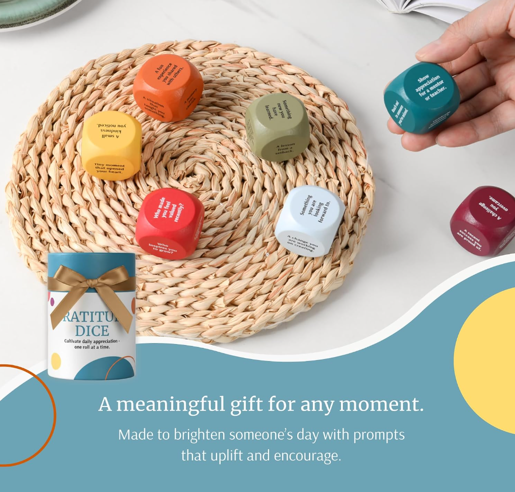 Gratitude Dice Set by Curiosity Driven