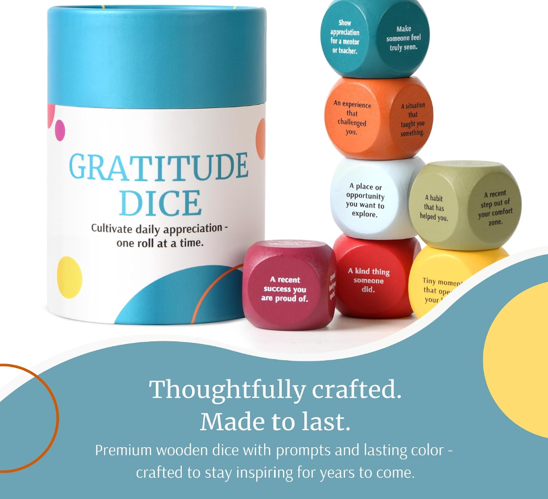 Gratitude Dice Set by Curiosity Driven