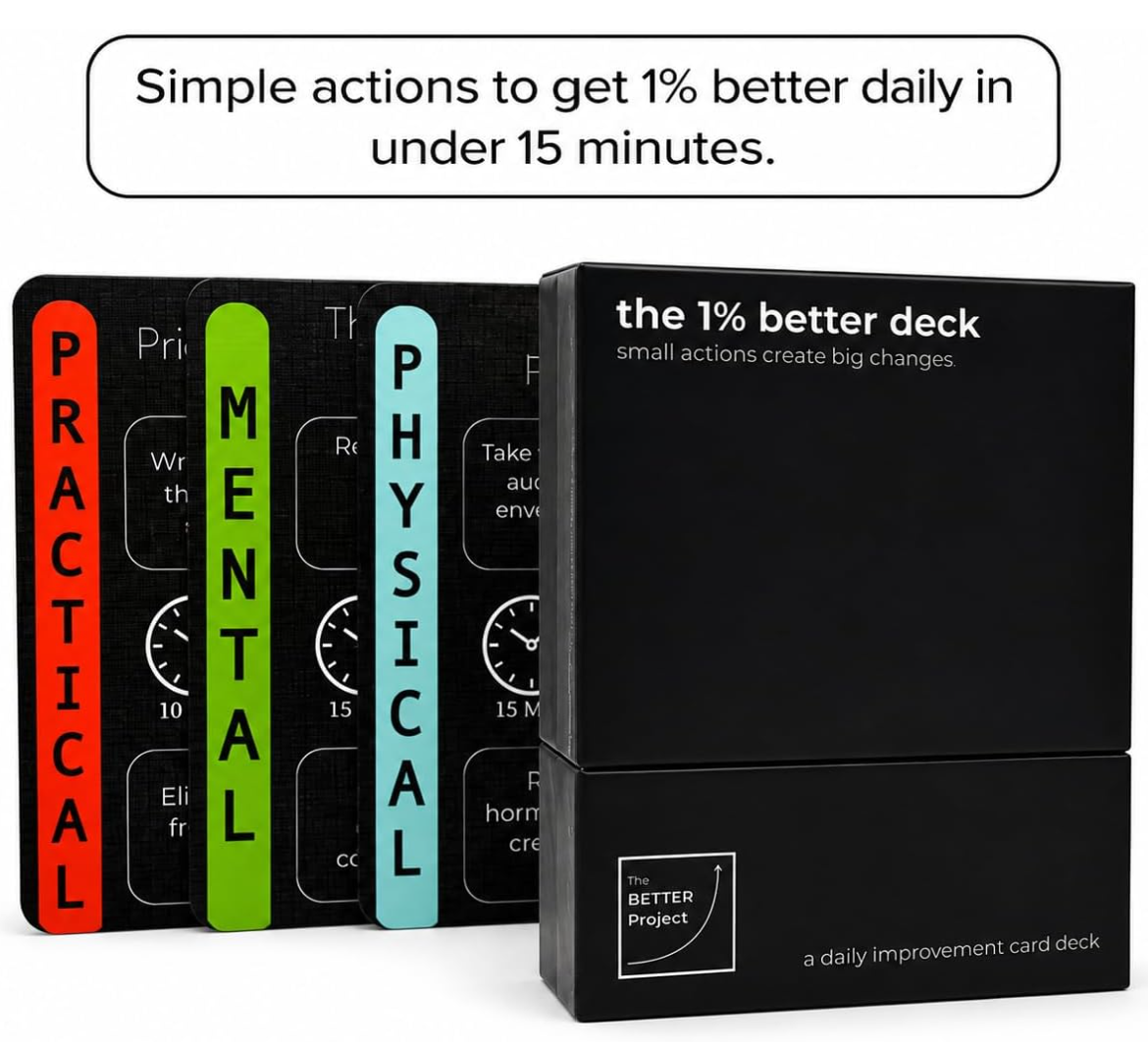 The 1% Better Deck by The Better Project