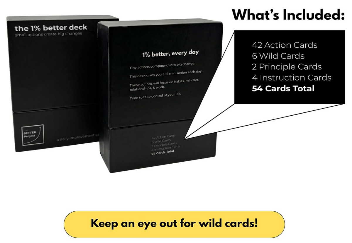 The 1% Better Deck by The Better Project