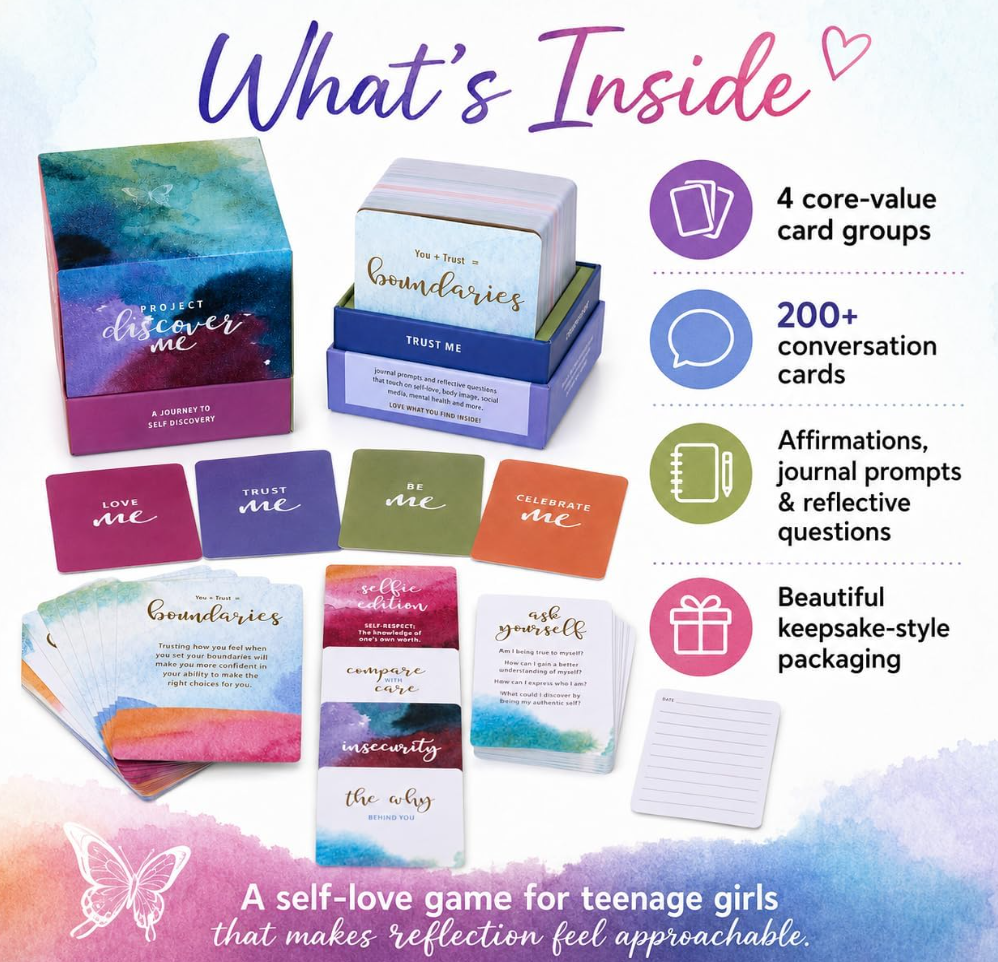 Project Discover Me Self-Love Game for Teenage Girls