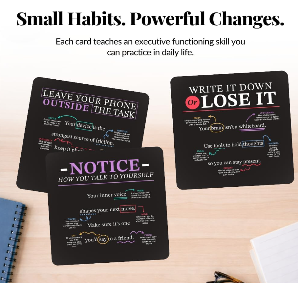MindsetDecks Executive Functioning Mindset Cards