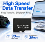 TIDEFORCIX 128GB High-Endurance Micro SDXC Card Set