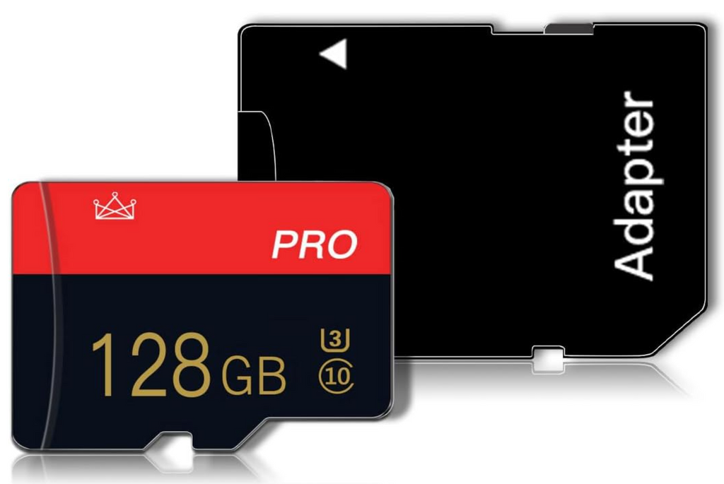 TECKFLARY 2-Pack 128GB Micro SD Class 10 Memory Cards with Adapters