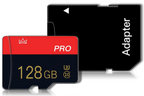 TECKFLARY 2-Pack 128GB Micro SD Class 10 Memory Cards with Adapters