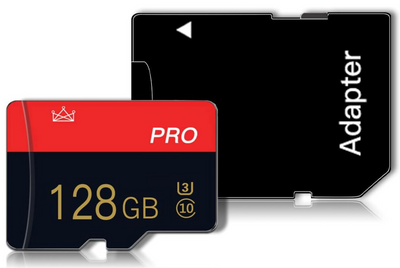 TECKFLARY 2-Pack 128GB Micro SD Class 10 Memory Cards with Adapters