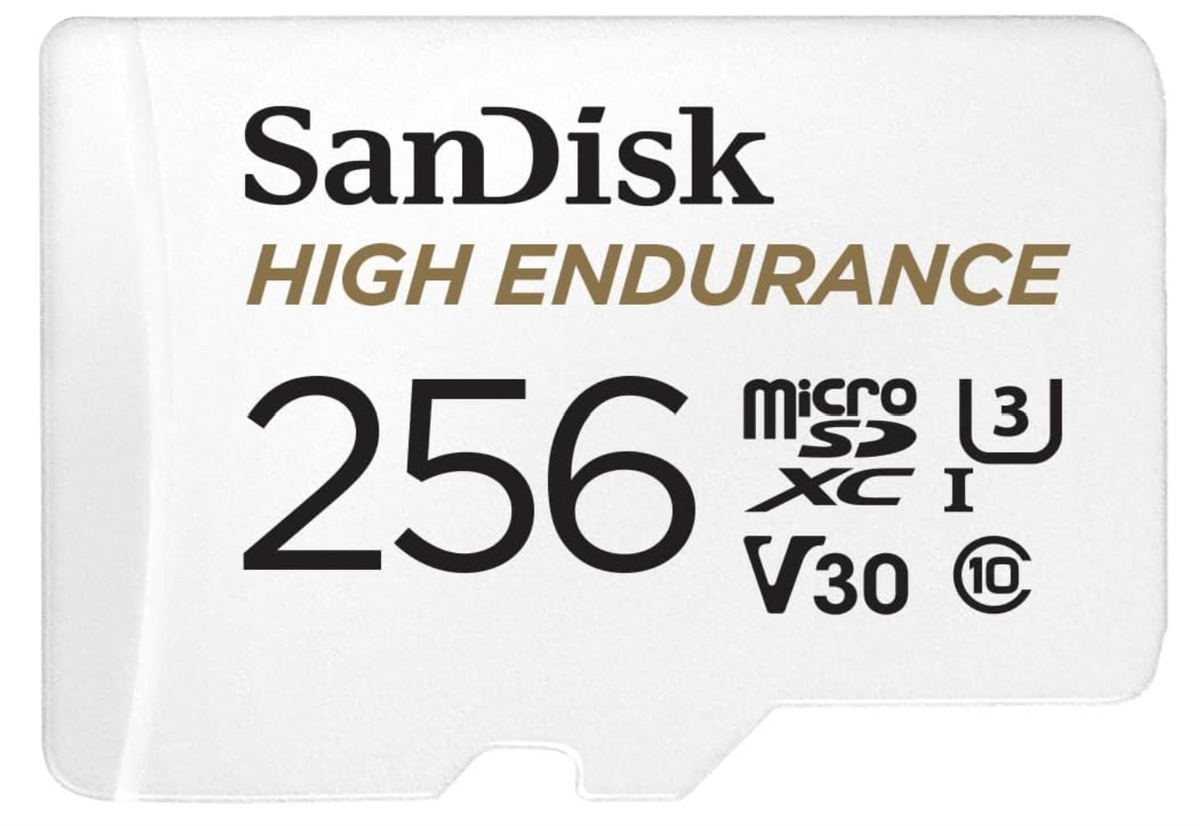 SanDisk 256GB High Endurance Video microSDXC Card with Adapter
