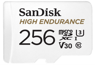 SanDisk 256GB High Endurance Video microSDXC Card with Adapter
