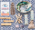 Home Cleansing & Smudging Kit with White Sage & Palo Santo