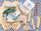 Home Cleansing & Smudging Kit with White Sage & Palo Santo